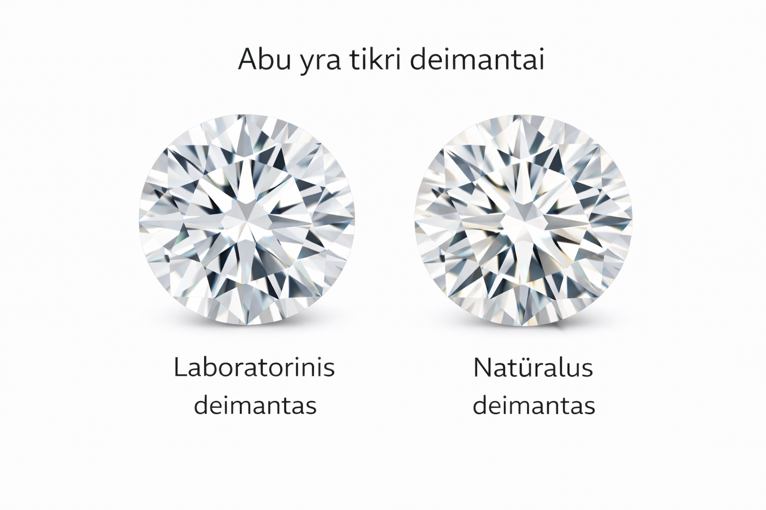Ar laboratoriniai deimantai tikri?
