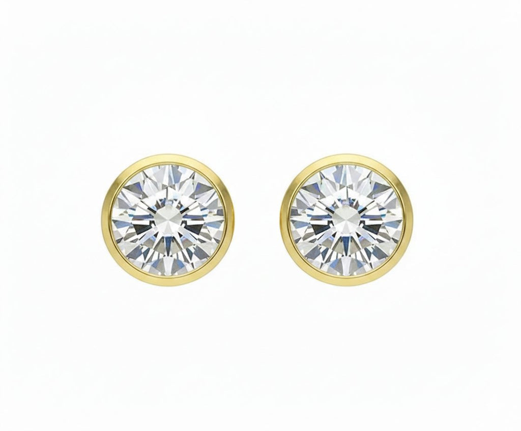 Prabangūs Auskarai su Deimantais 3.20 ct | Auksas