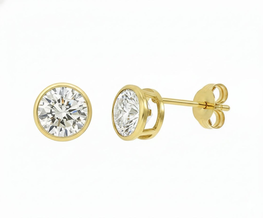 Prabangūs Auskarai su Deimantais 3.20 ct | Auksas