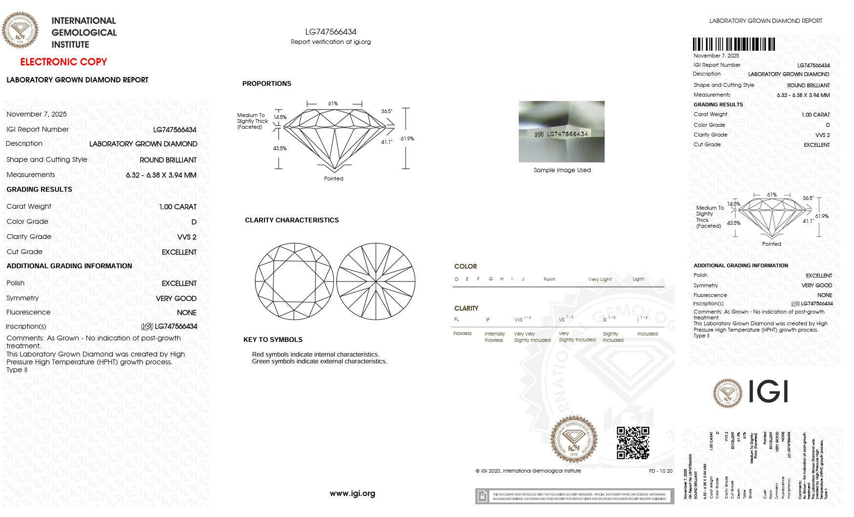 Klasikiniai Auksiniai Auskarai 2.00 ct | Laboratorinis Deimantas