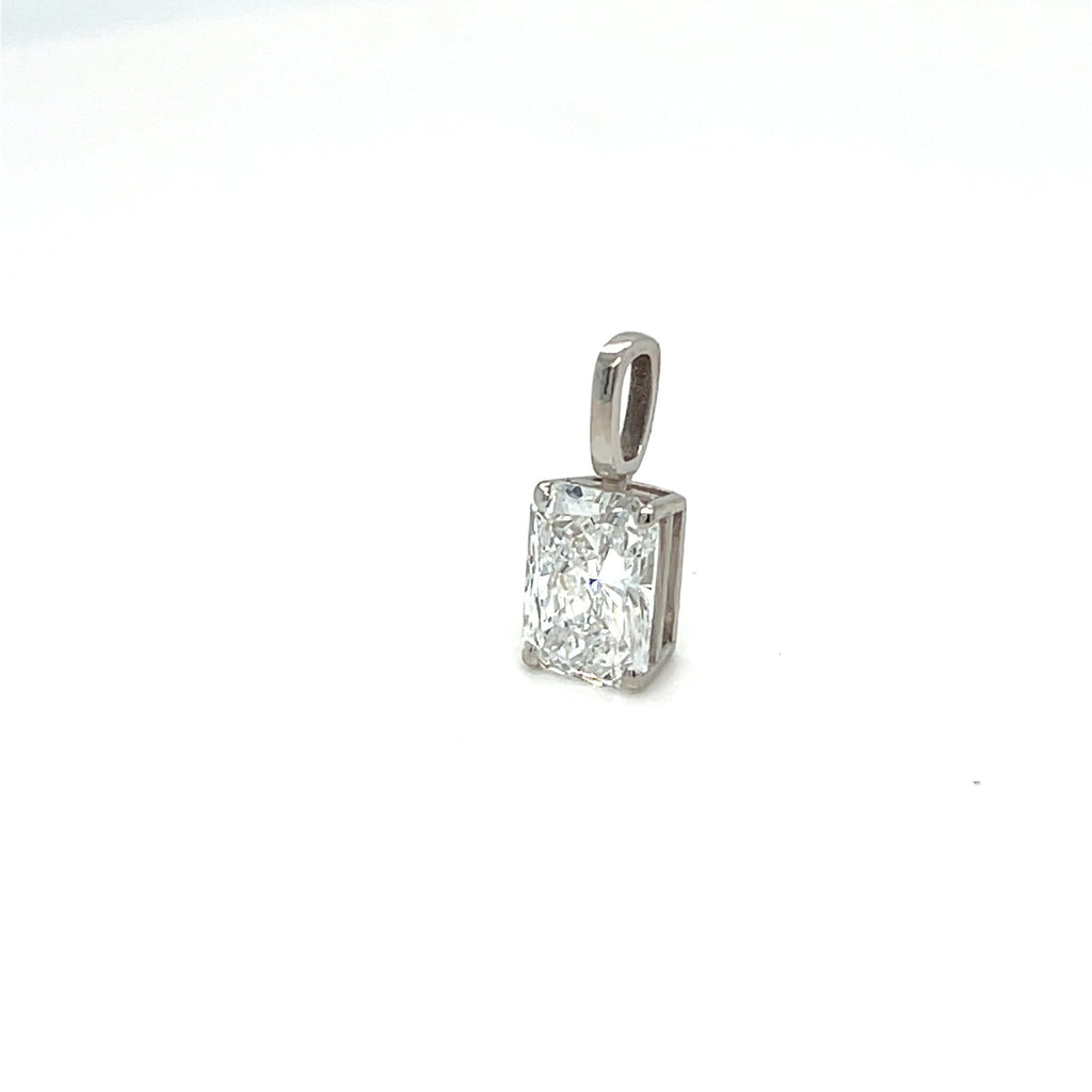 Modernus Pakabukas Baltas Auksas 1.06 ct | Laboratorinis Deimantas