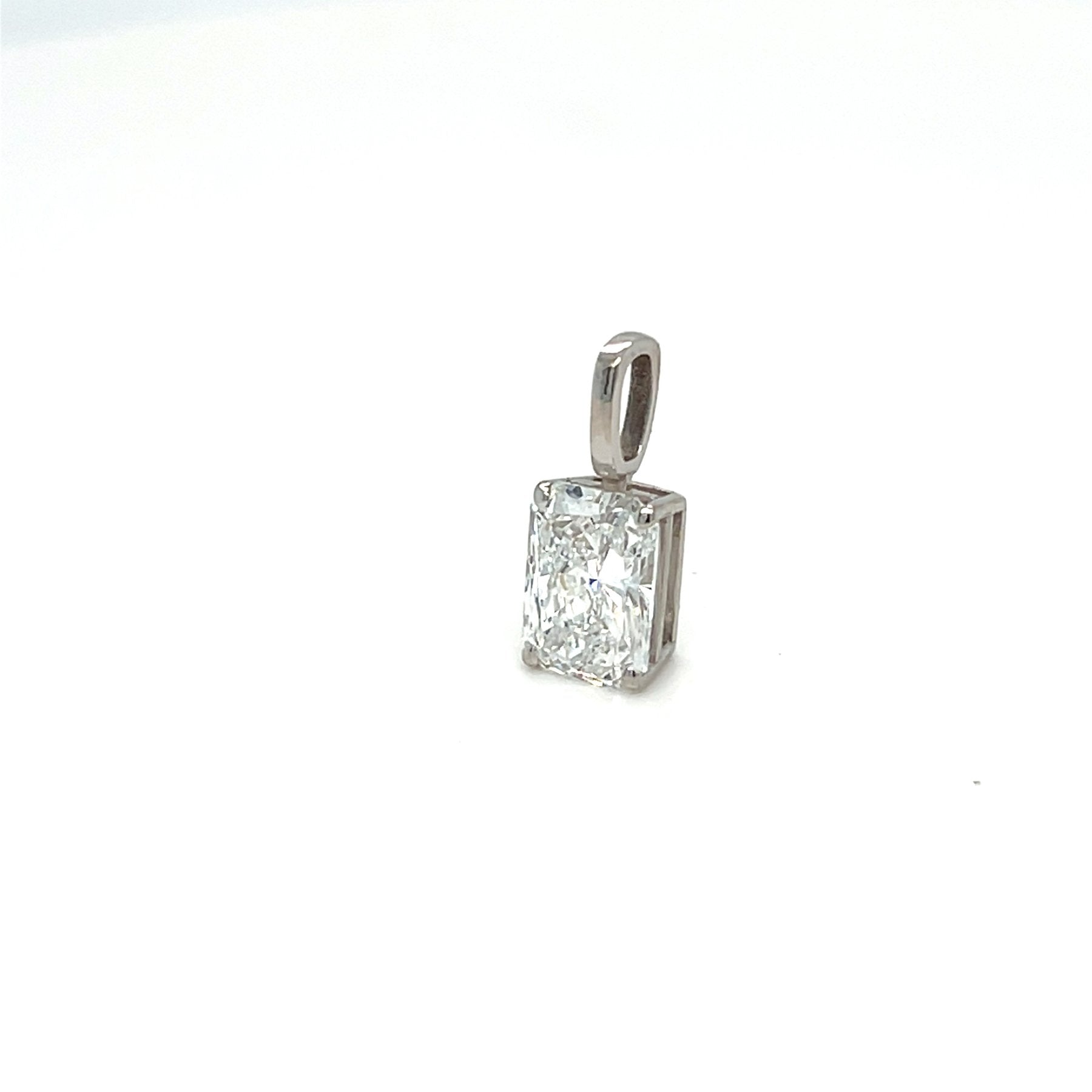 Modernus Pakabukas Baltas Auksas 1.06 ct | Laboratorinis Deimantas