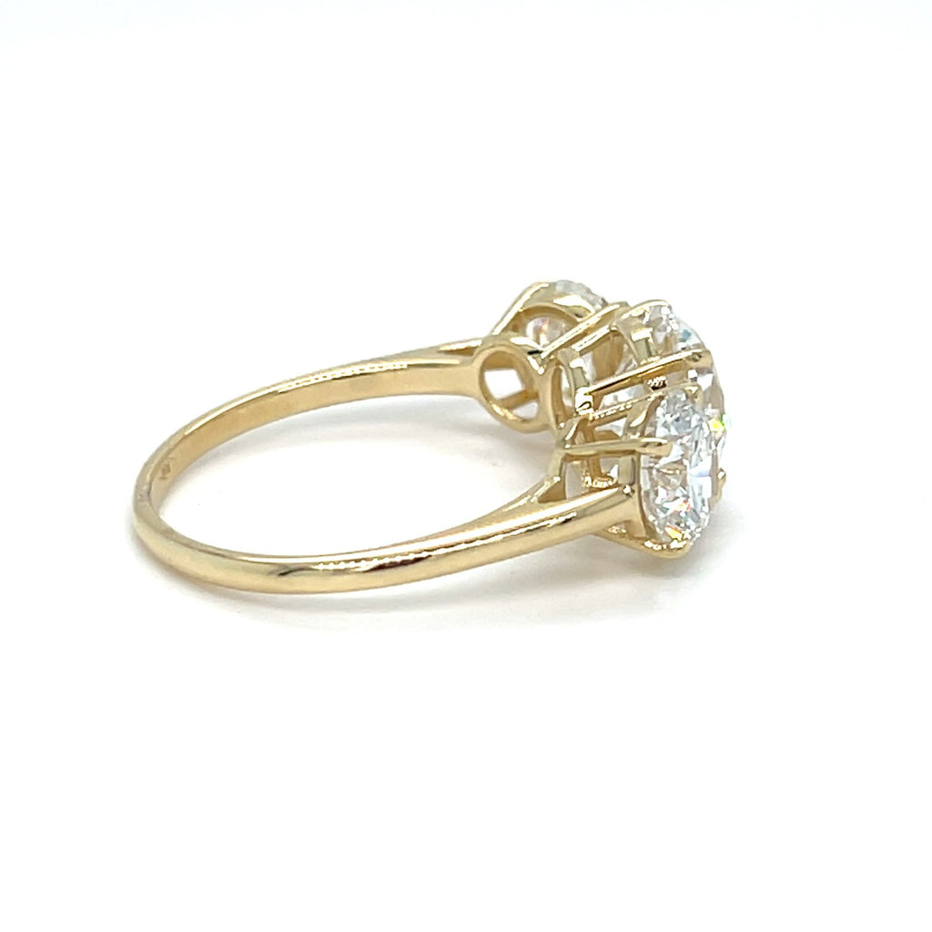 Klasikinis Žiedas su Deimantais 2.00 ct | Auksas