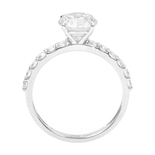 Elegantiškas Auksinis Žiedas 1.73 ct | Laboratorinis Deimantas