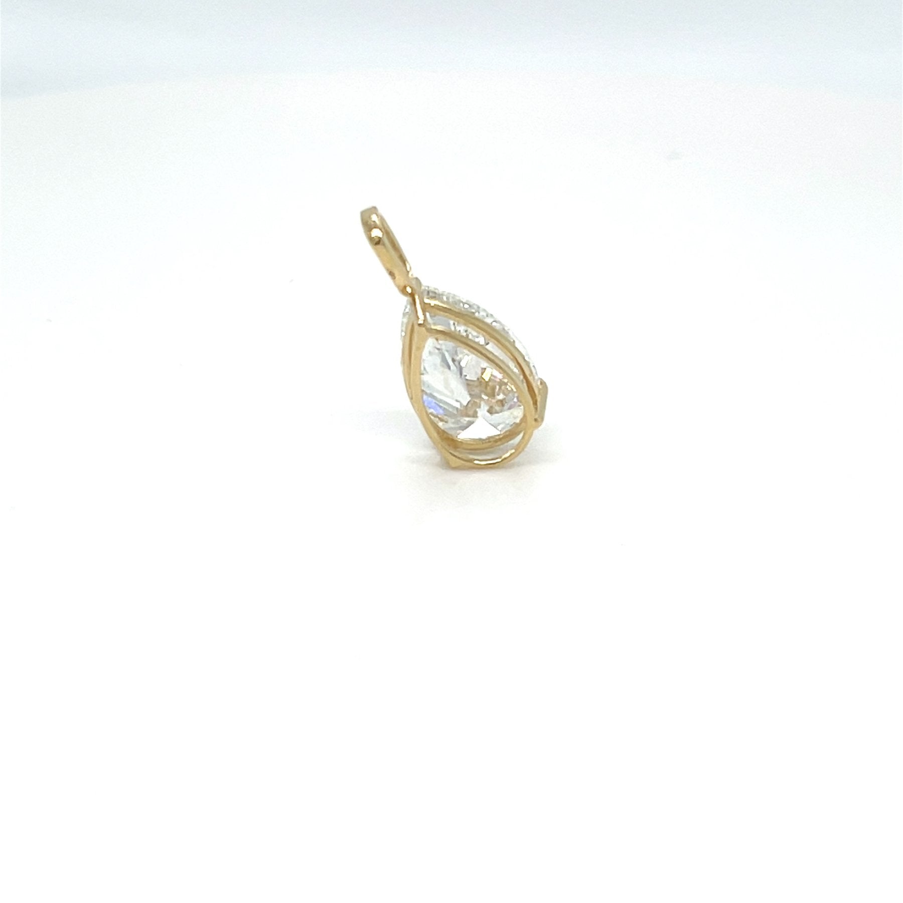 Elegantiškas Pakabukas Kriaušės Formos 1.0 ct | Auksas