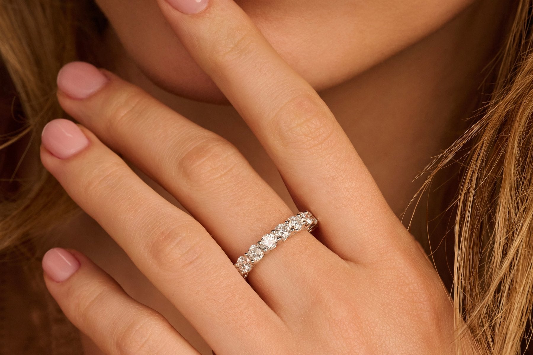 Prabangus Žiedas su Augintais Deimantais 3.82 ct | Auksas