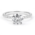 Klasikinis Auksinis Žiedas 1.80 ct | Laboratorinis Deimantas