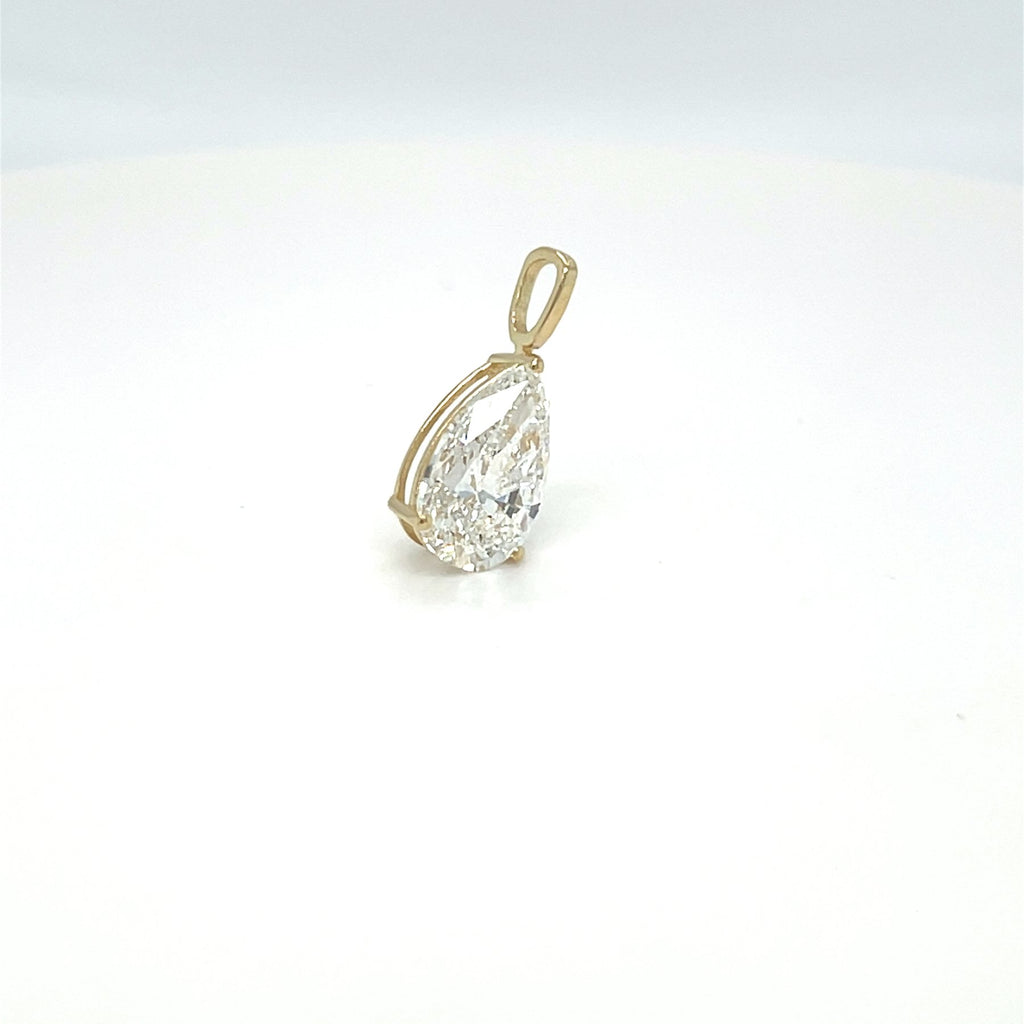 Elegantiškas Pakabukas Kriaušės Formos 1.0 ct | Auksas
