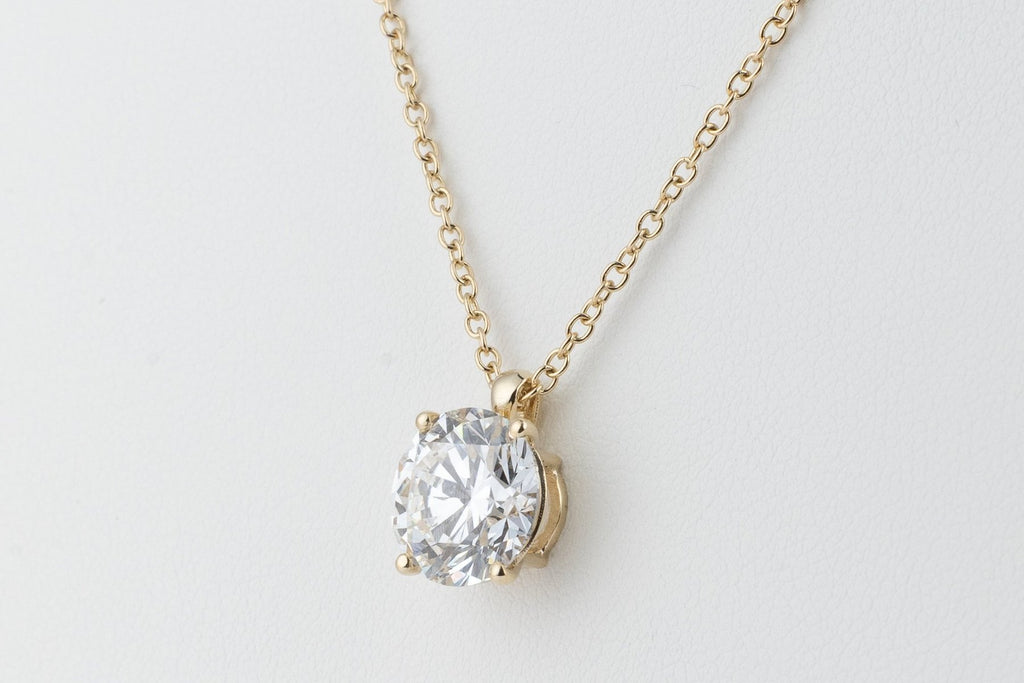 Prabangi Auksinė Grandinėlė 4.05 ct | Auginti Deimantai