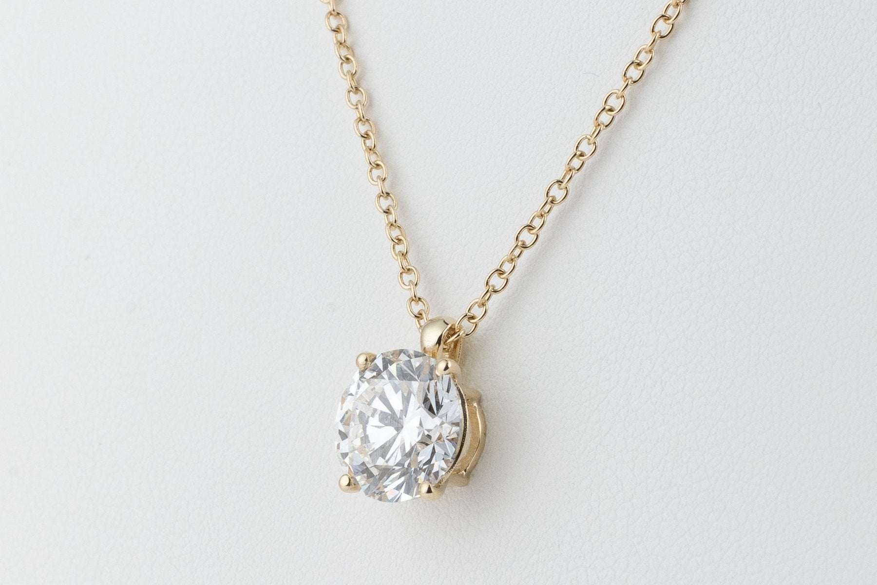 Prabangi Auksinė Grandinėlė 4.05 ct | Auginti Deimantai