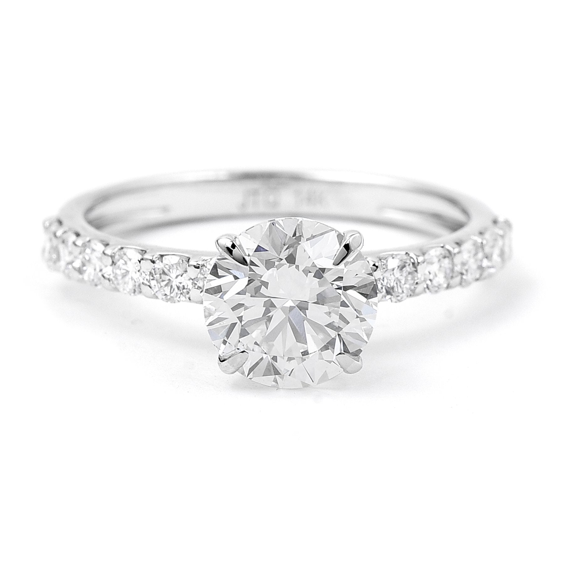 Elegantiškas Auksinis Žiedas 1.73 ct | Laboratorinis Deimantas