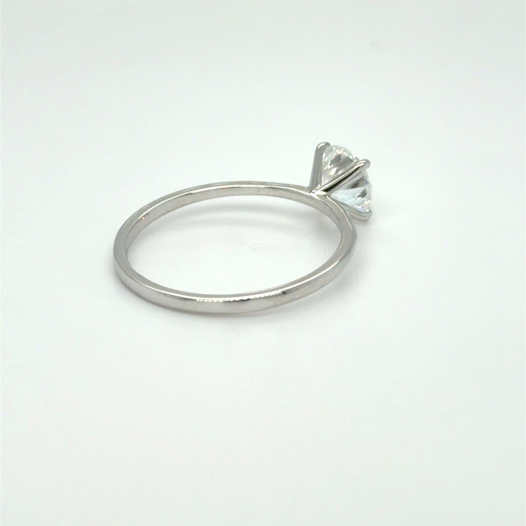 Prabangus Žiedas Baltas Auksas 1.02 ct | Laboratorinis Deimantas