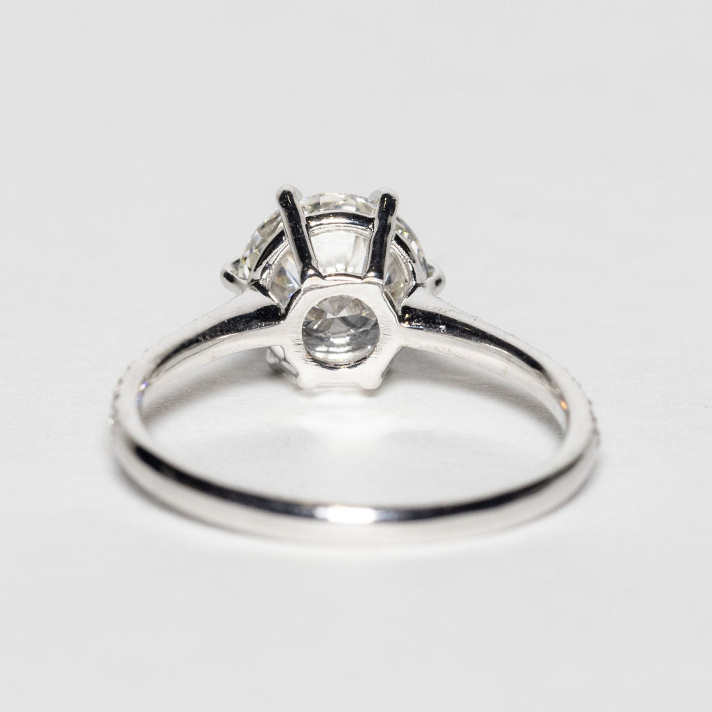 Elegantiškas Auksinis Žiedas 2.71 ct | Laboratorinis Deimantas