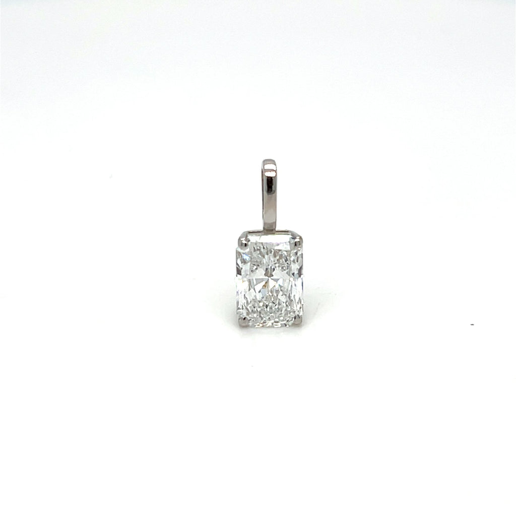 Modernus Pakabukas Baltas Auksas 1.06 ct | Laboratorinis Deimantas