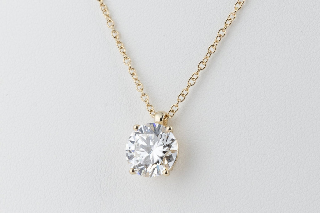 Prabangi Auksinė Grandinėlė 4.05 ct | Auginti Deimantai