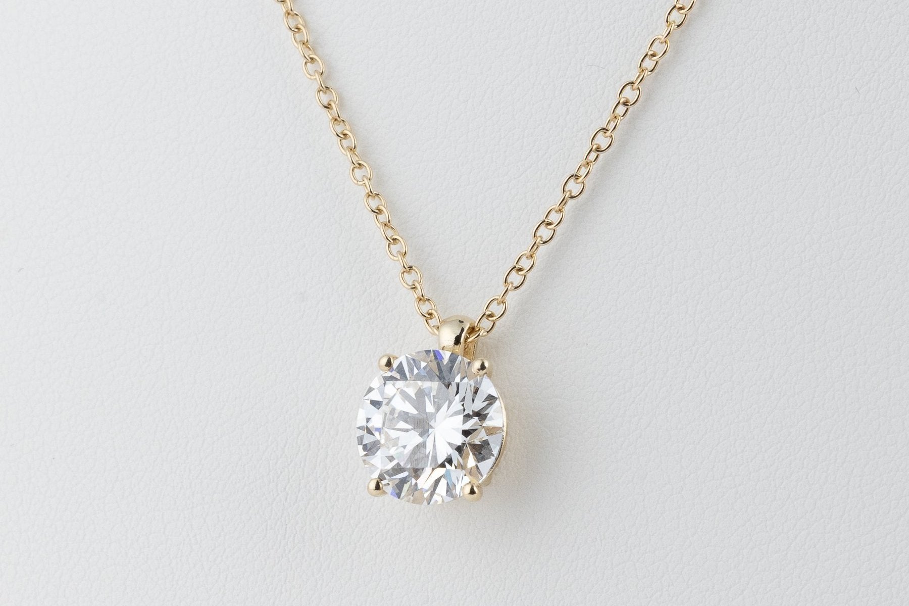 Prabangi Auksinė Grandinėlė 4.05 ct | Auginti Deimantai