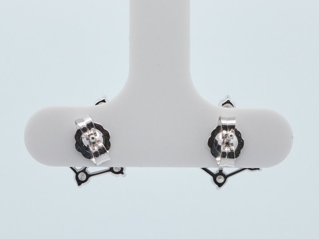 Elegantiški Auksiniai Auskarai 2.59 ct | Auginti Deimantai