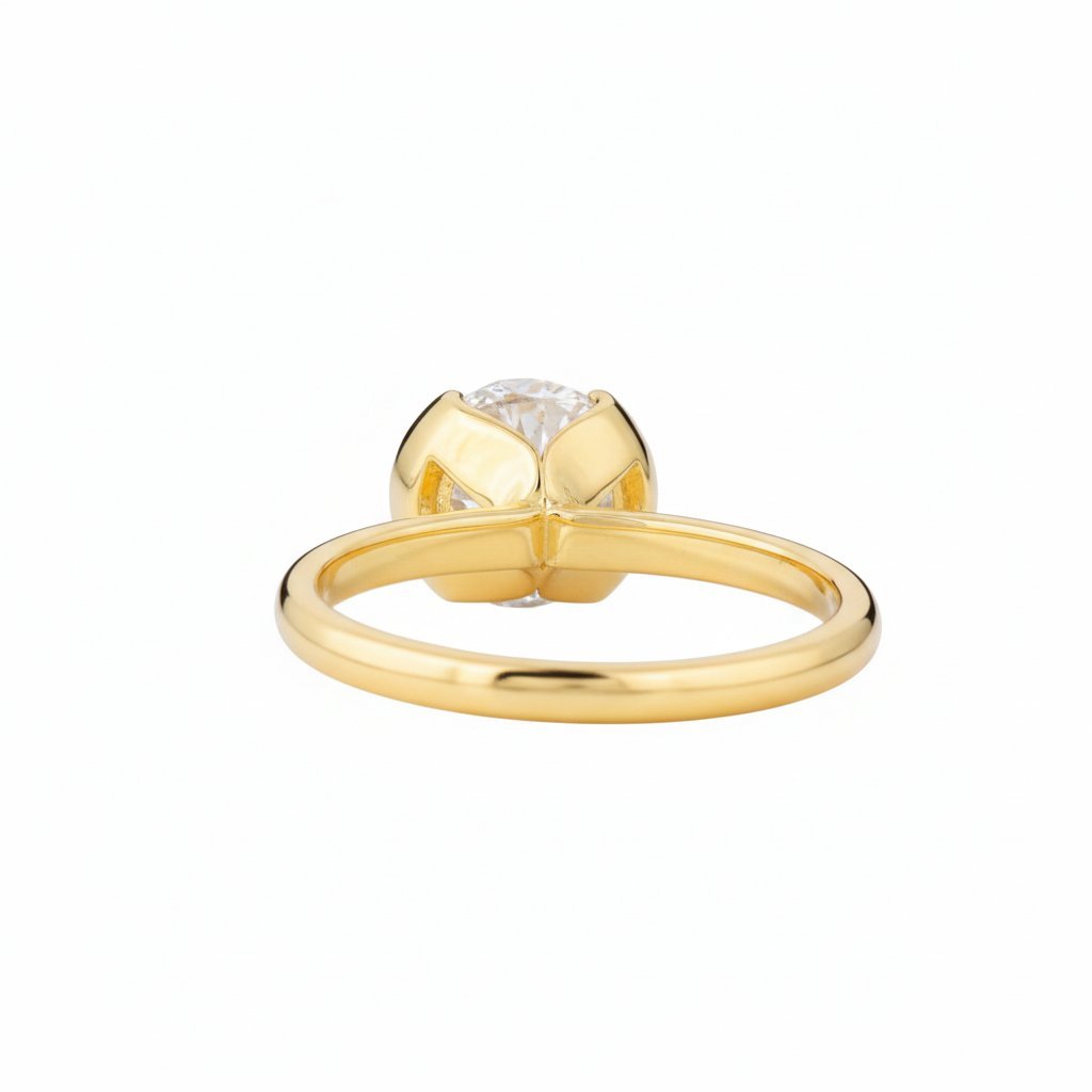 Išskirtinis Auksinis Žiedas 3.82 ct | Laboratorinis Deimantas