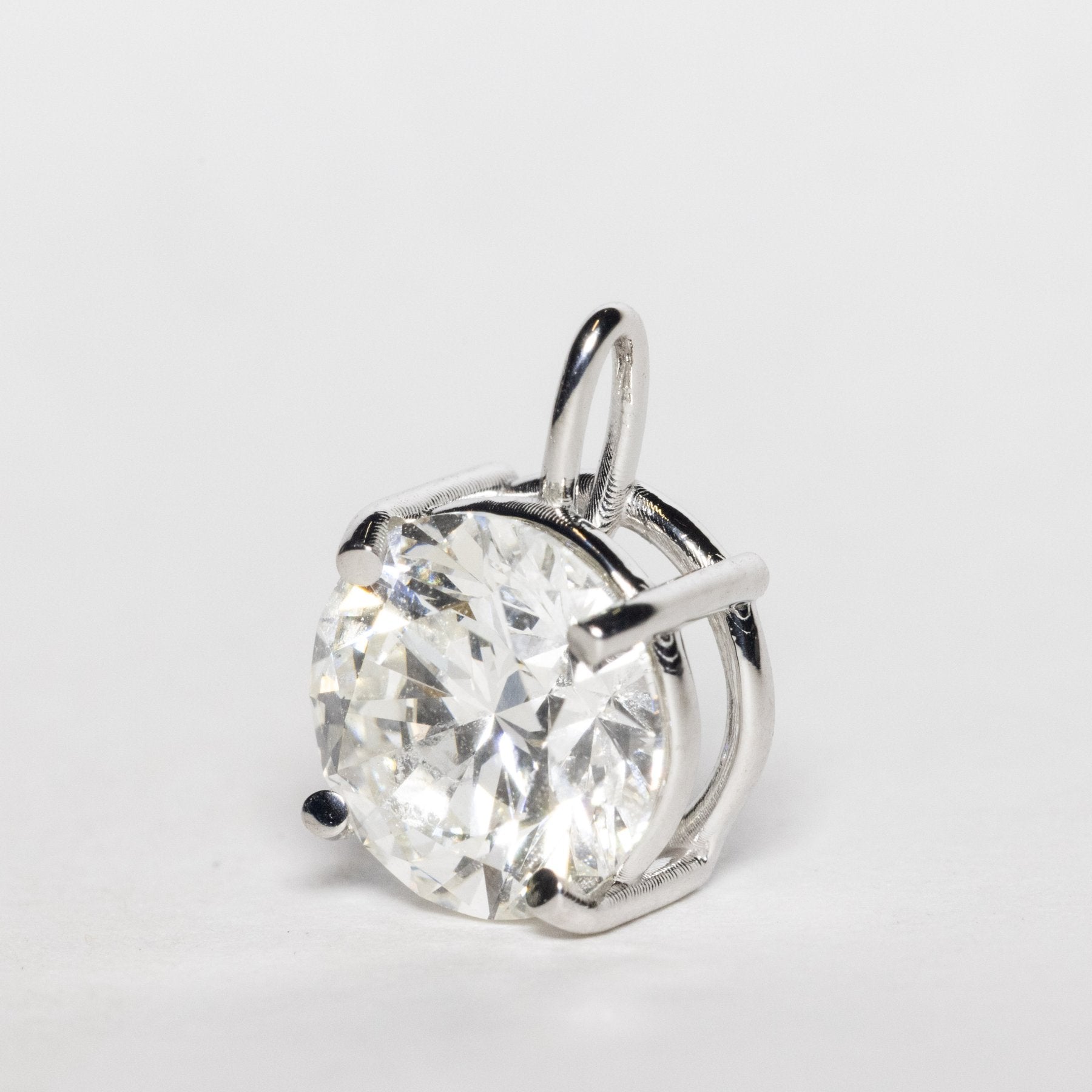 Prabangus Pakabukas Baltas Auksas 2.00 ct | Laboratorinis Deimantas