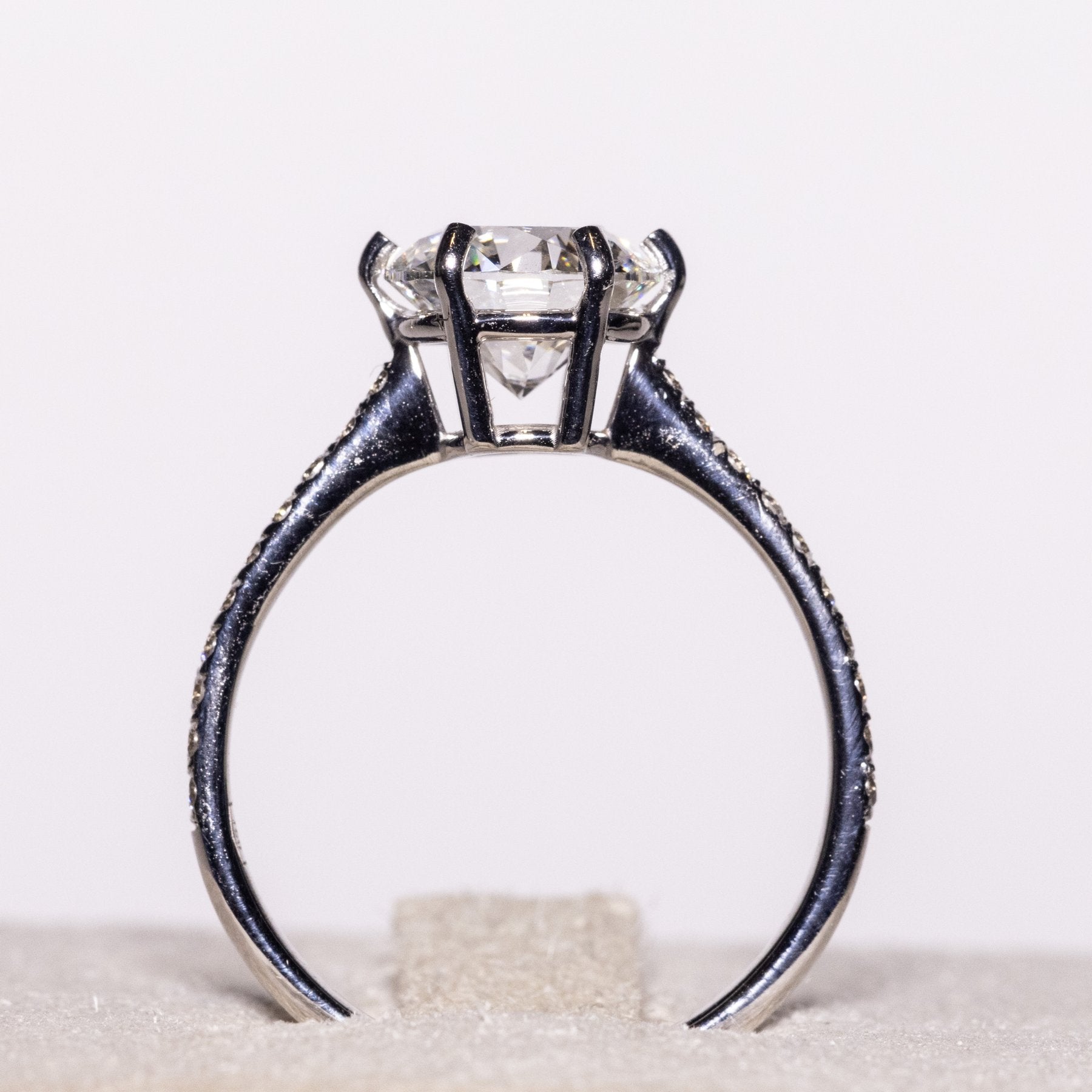 Elegantiškas Auksinis Žiedas 2.71 ct | Laboratorinis Deimantas