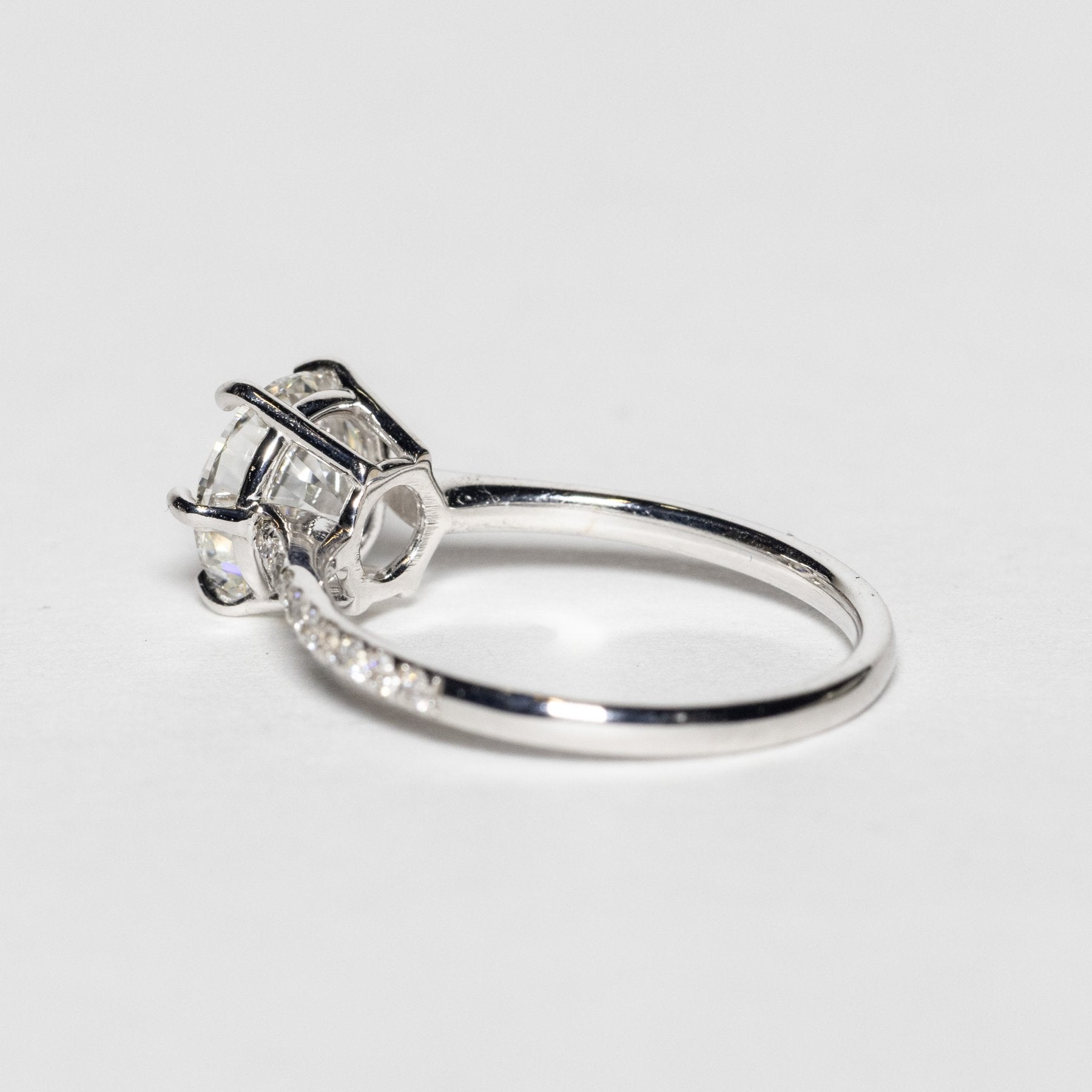 Elegantiškas Auksinis Žiedas 2.71 ct | Laboratorinis Deimantas