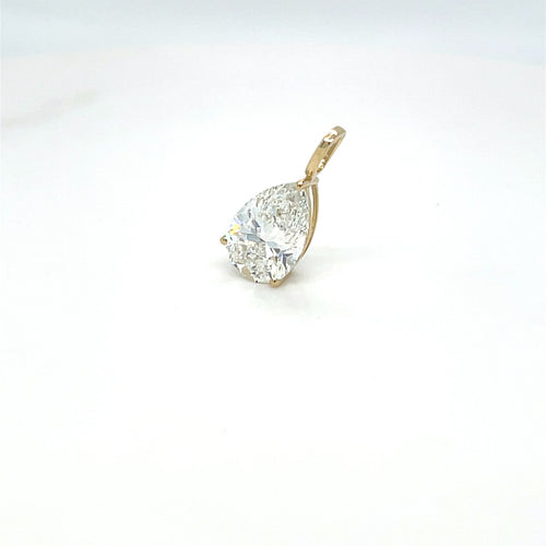 Elegantiškas Pakabukas Kriaušės Formos 1.0 ct | Auksas