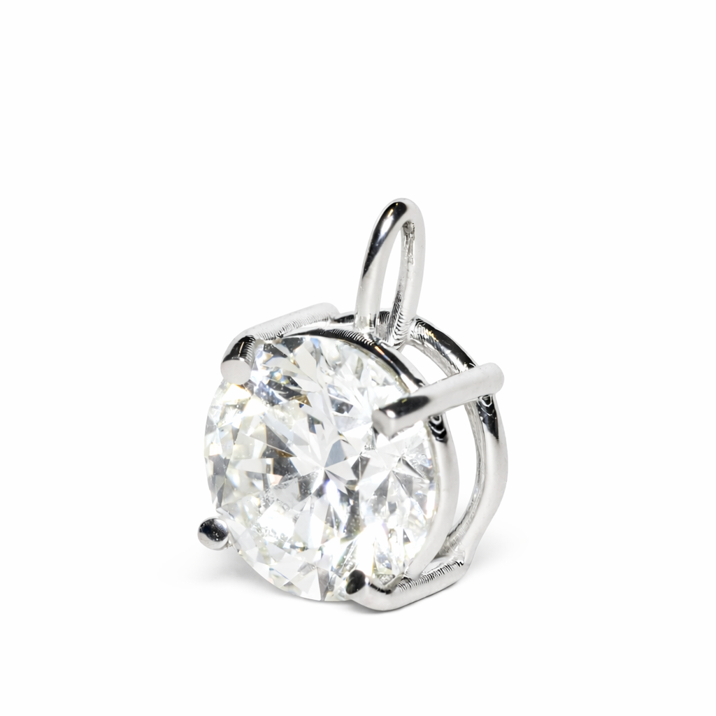 Prabangus Pakabukas Baltas Auksas 2.00 ct | Laboratorinis Deimantas