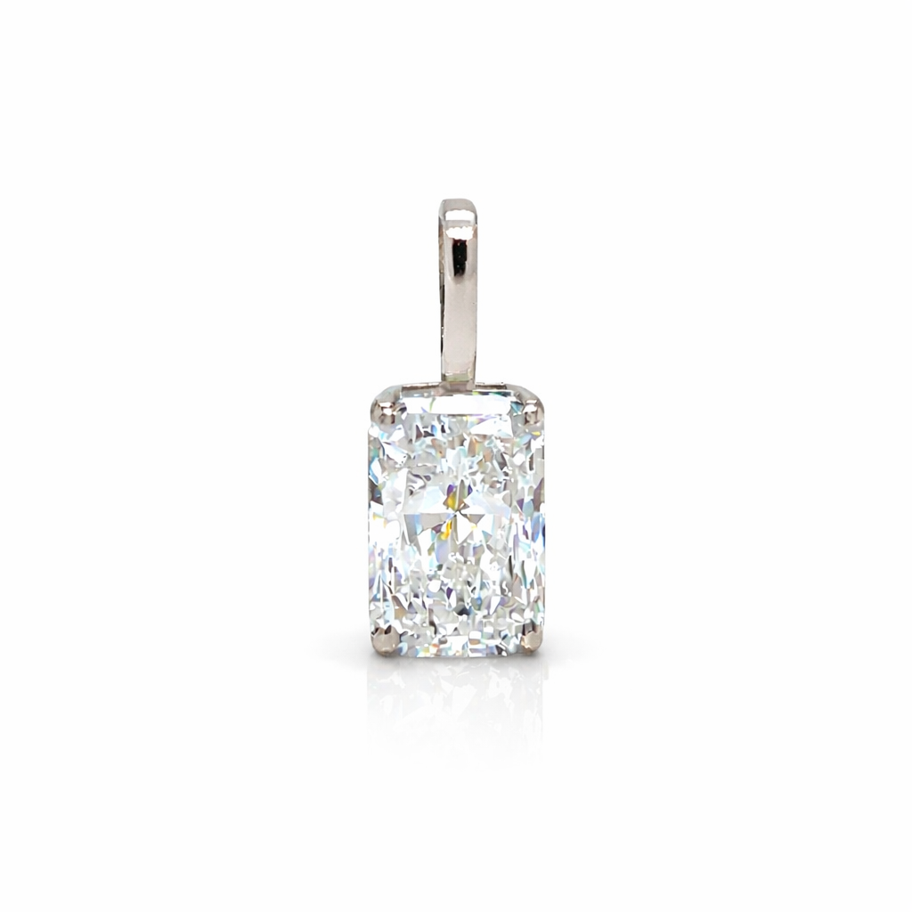 Modernus Pakabukas Baltas Auksas 1.06 ct | Laboratorinis Deimantas