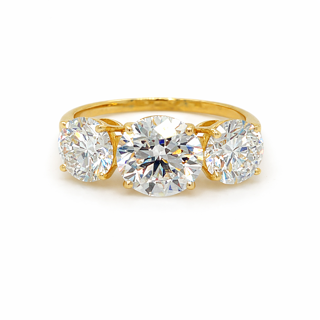 Klasikinis Žiedas su Deimantais 2.00 ct | Auksas