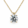 Prabangi Auksinė Grandinėlė 4.05 ct | Auginti Deimantai