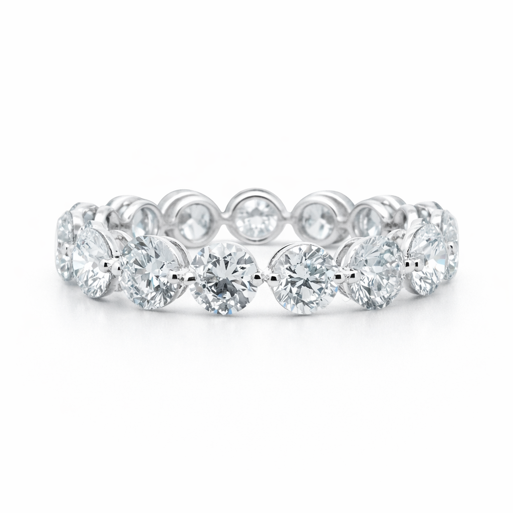 Prabangus Žiedas su Deimantais 3.04 ct | Auksas