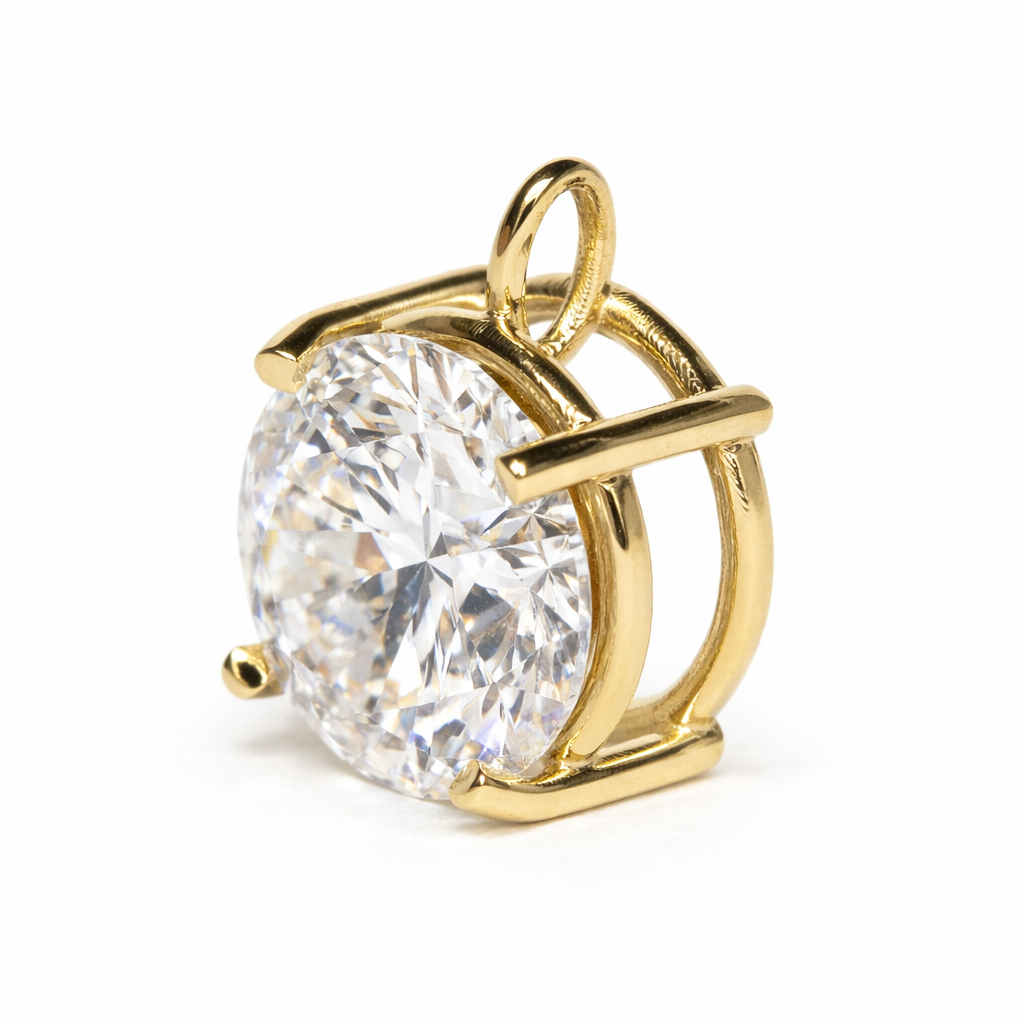 Prabangus Auksinis Pakabukas 3.01 ct | Laboratorinis Deimantas