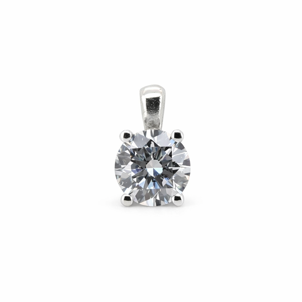 Elegantiškas Auksinis Pakabukas 1.20 ct | Auginti Deimantai