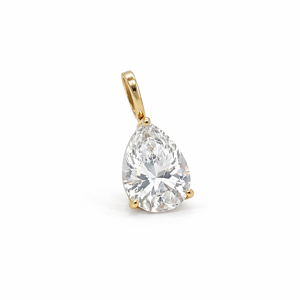 Elegantiškas Pakabukas Kriaušės Formos 1.0 ct | Auksas