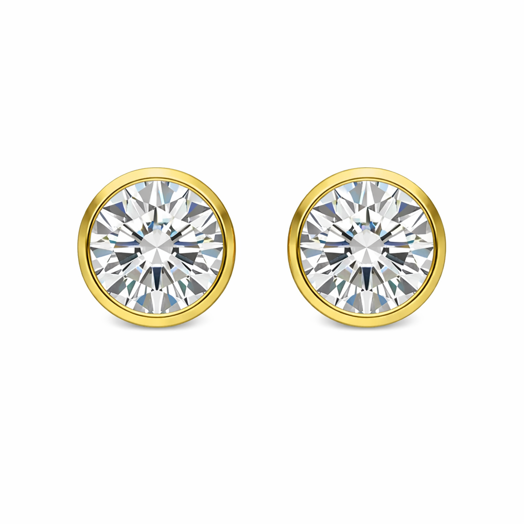 Prabangūs Auskarai su Deimantais 3.20 ct | Auksas