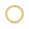 Prabangus Žiedas su Augintais Deimantais 3.82 ct | Auksas