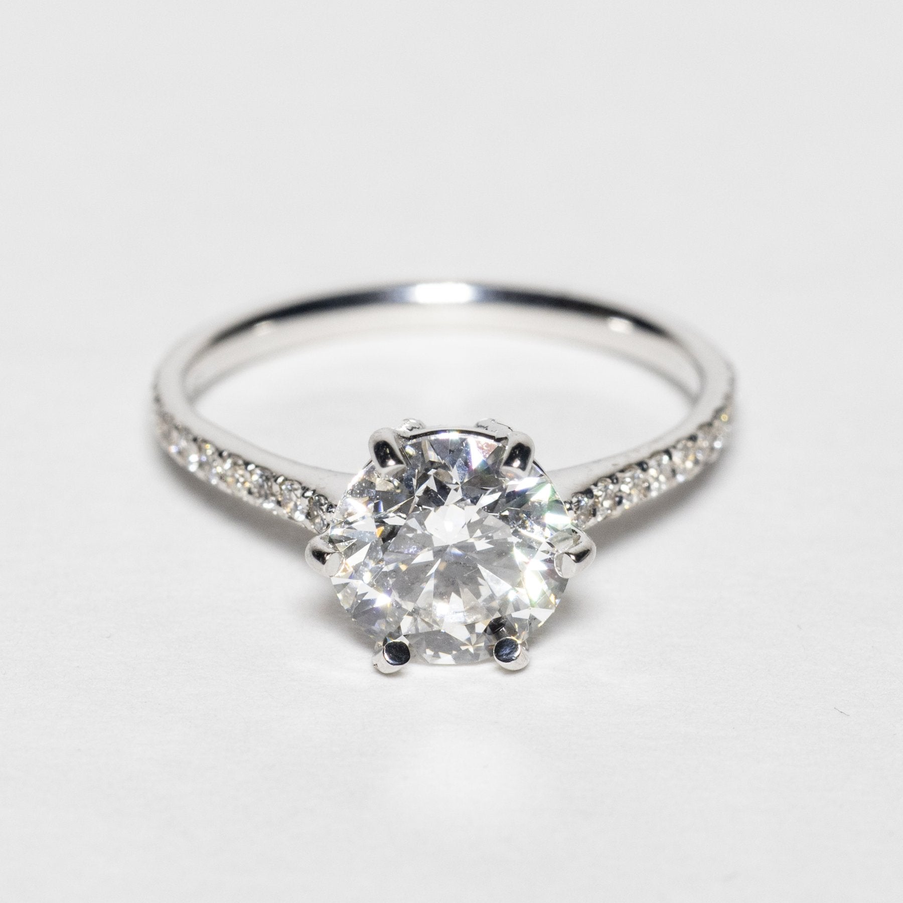 Elegantiškas Auksinis Žiedas 2.71 ct | Laboratorinis Deimantas