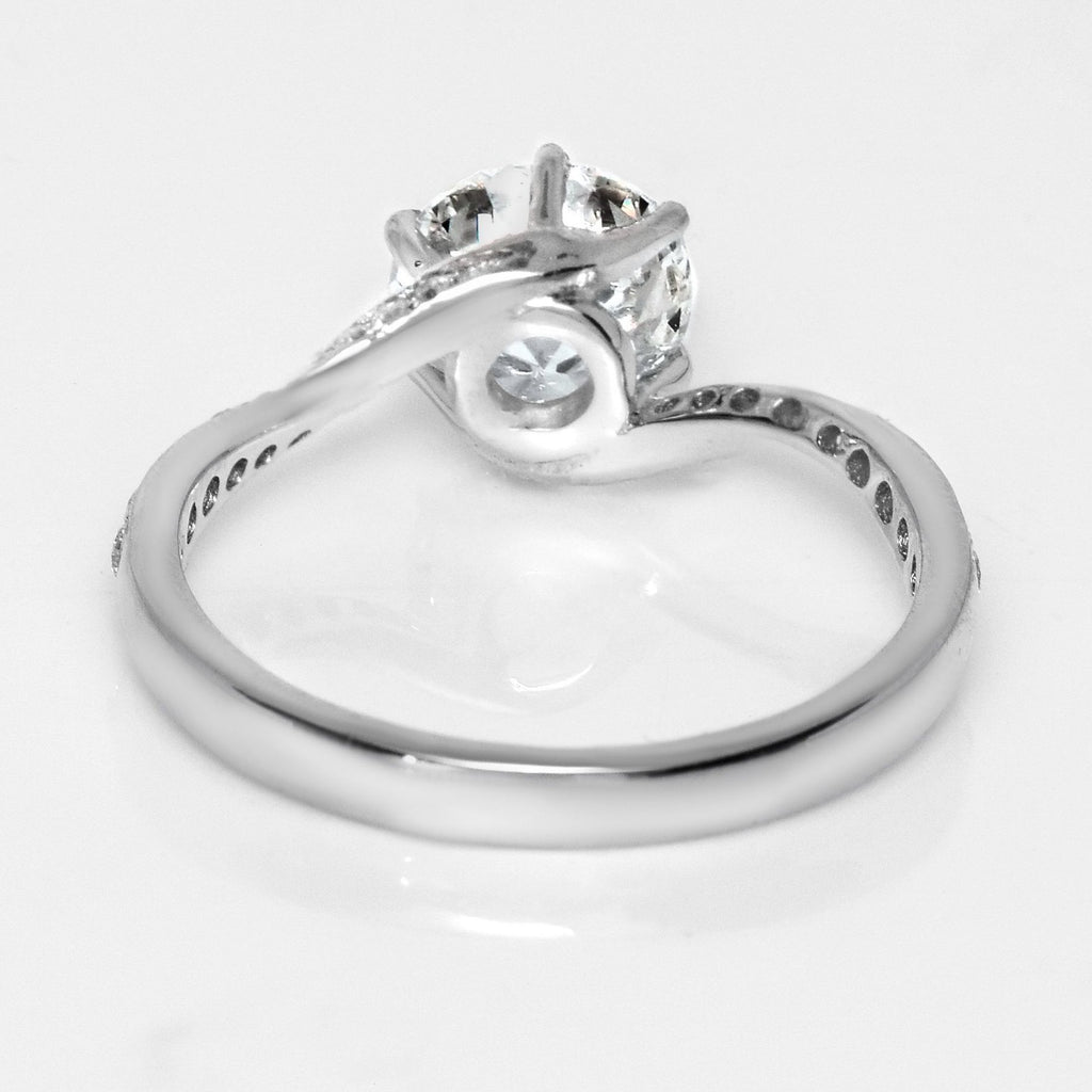 Prabangus Auksinis Žiedas 3.17 ct | Auginti Deimantai