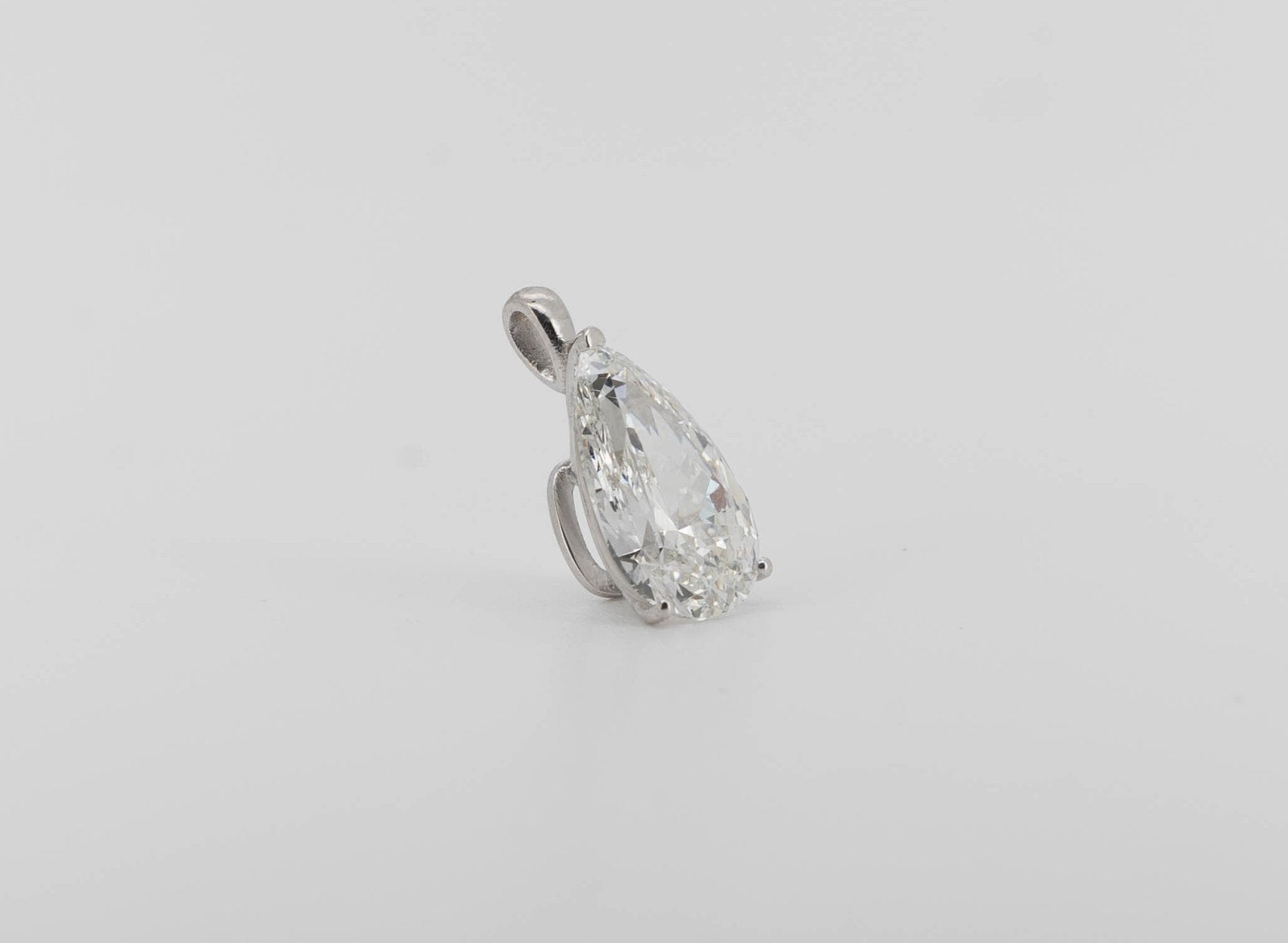 Romantiškas Pakabukas Kriaušės Formos 1.01 ct | Auginti Deimantai