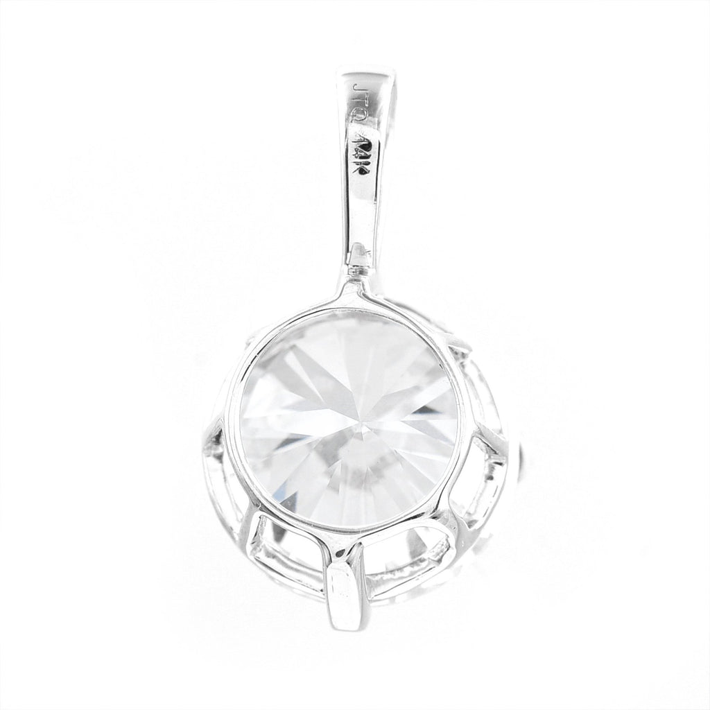 Prabangus Pakabukas Baltas Auksas 2.97 ct | Laboratorinis Deimantas