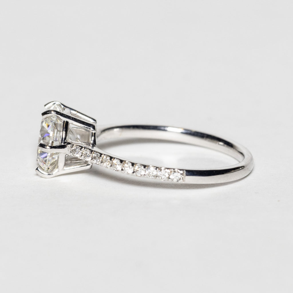 Elegantiškas Auksinis Žiedas 2.71 ct | Laboratorinis Deimantas