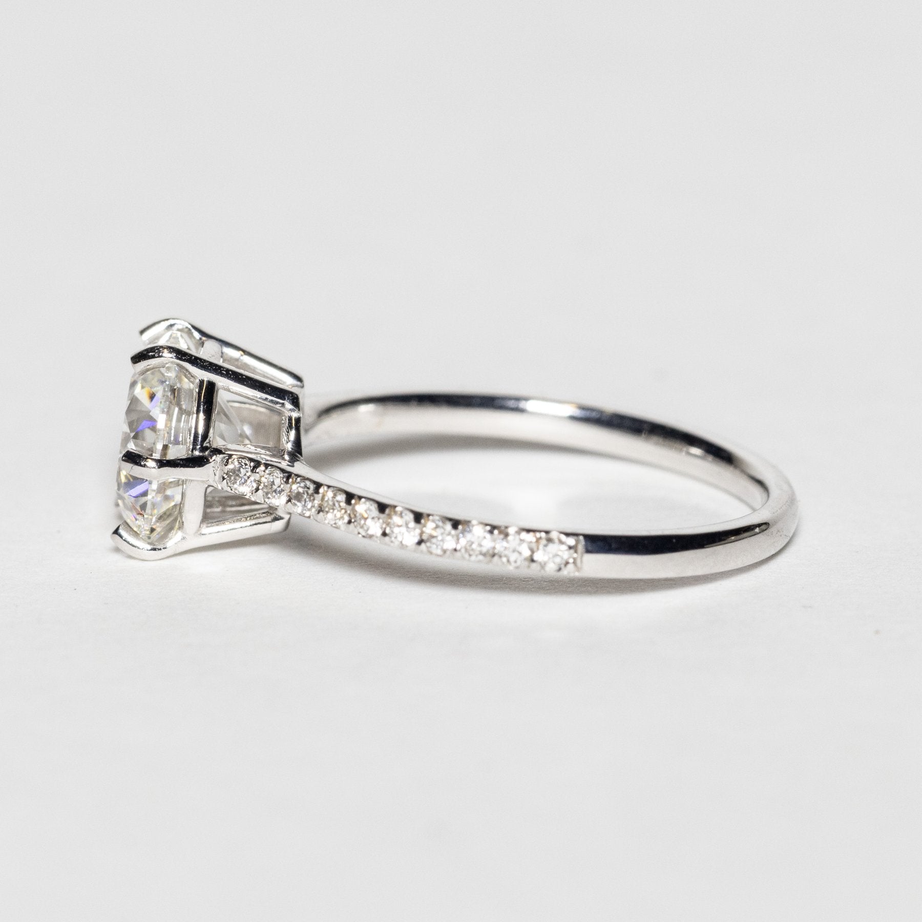 Elegantiškas Auksinis Žiedas 2.71 ct | Laboratorinis Deimantas