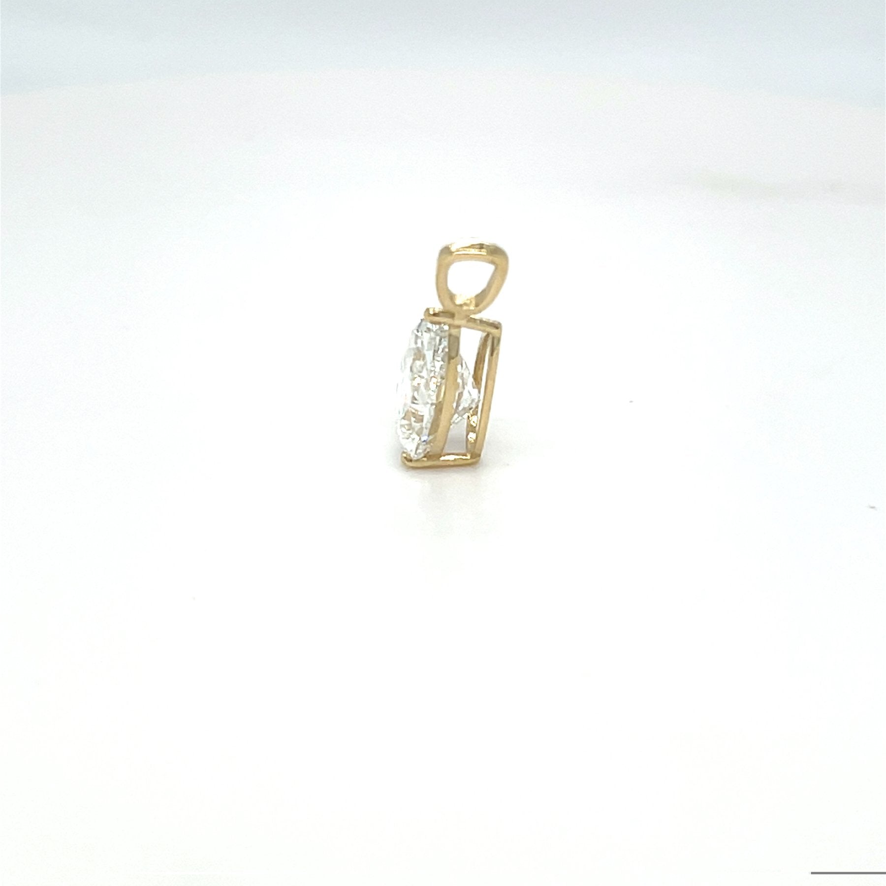 Elegantiškas Pakabukas Kriaušės Formos 1.0 ct | Auksas