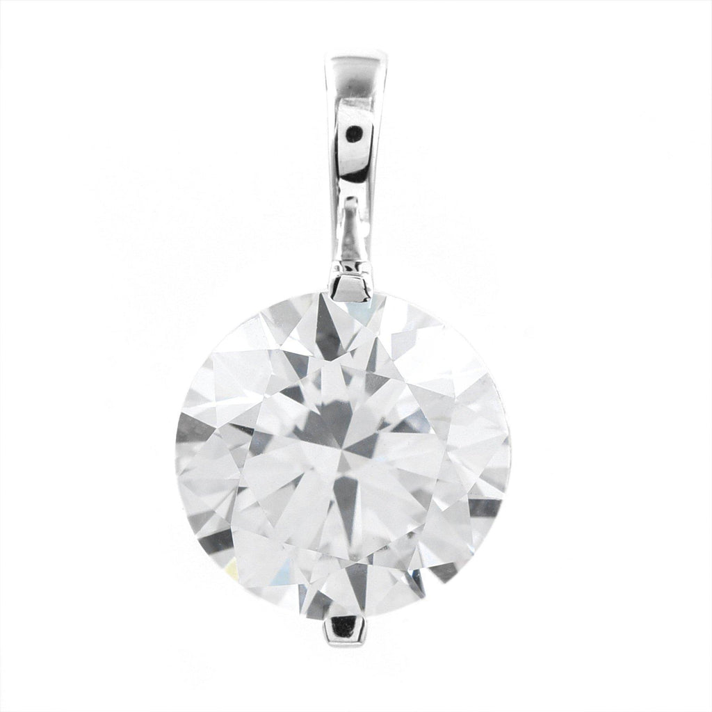Prabangus Pakabukas Baltas Auksas 2.97 ct | Laboratorinis Deimantas