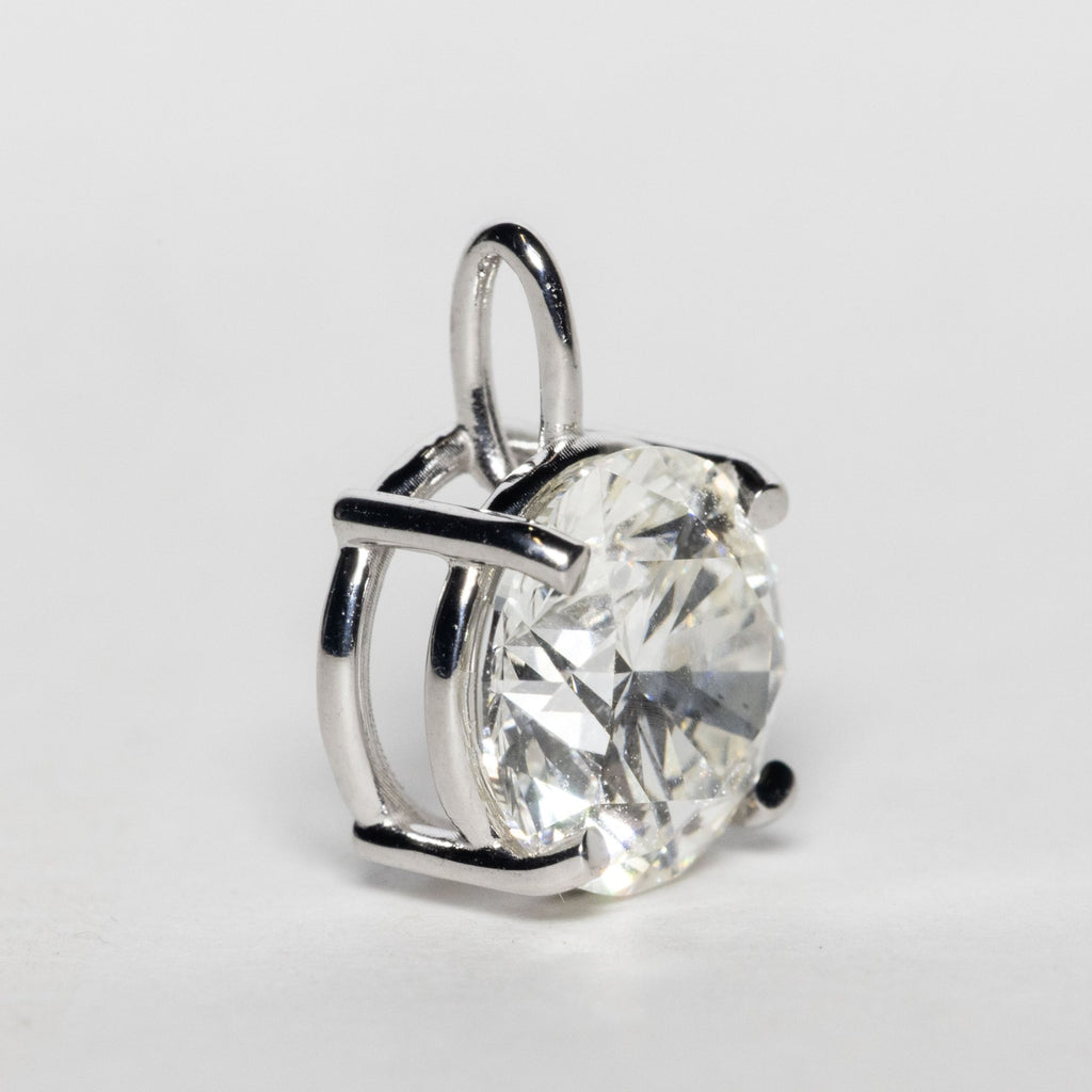 Prabangus Pakabukas Baltas Auksas 2.00 ct | Laboratorinis Deimantas