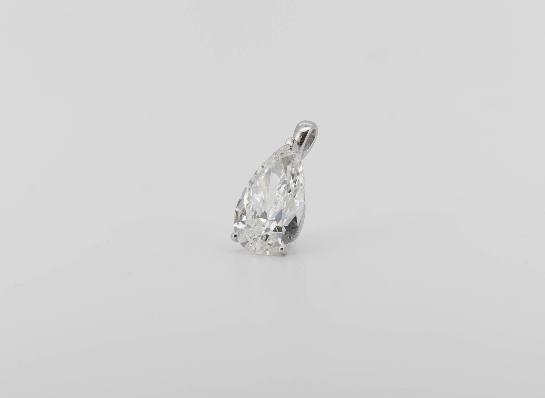 Romantiškas Pakabukas Kriaušės Formos 1.01 ct | Auginti Deimantai