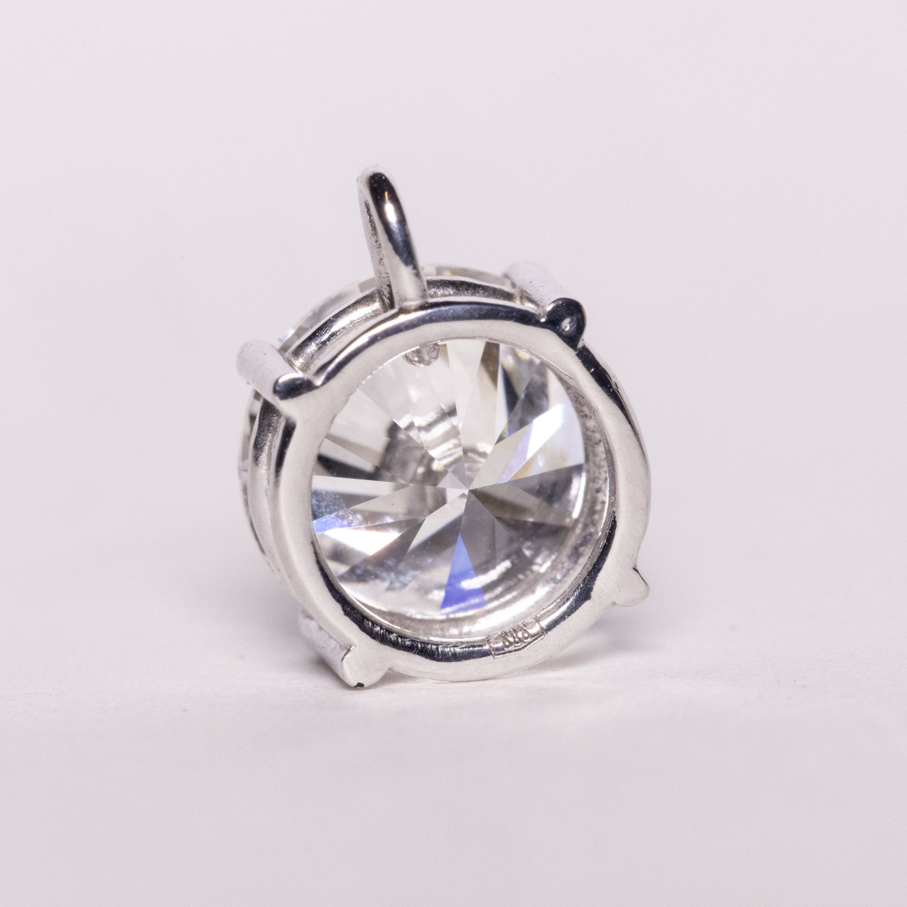 Prabangus Pakabukas Baltas Auksas 2.00 ct | Laboratorinis Deimantas