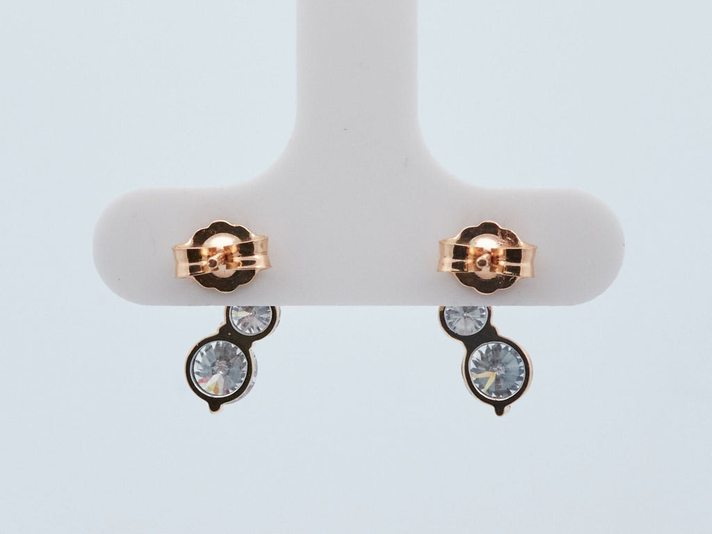 Klasikiniai Auksiniai Auskarai 2.01 ct | Laboratorinis Deimantas