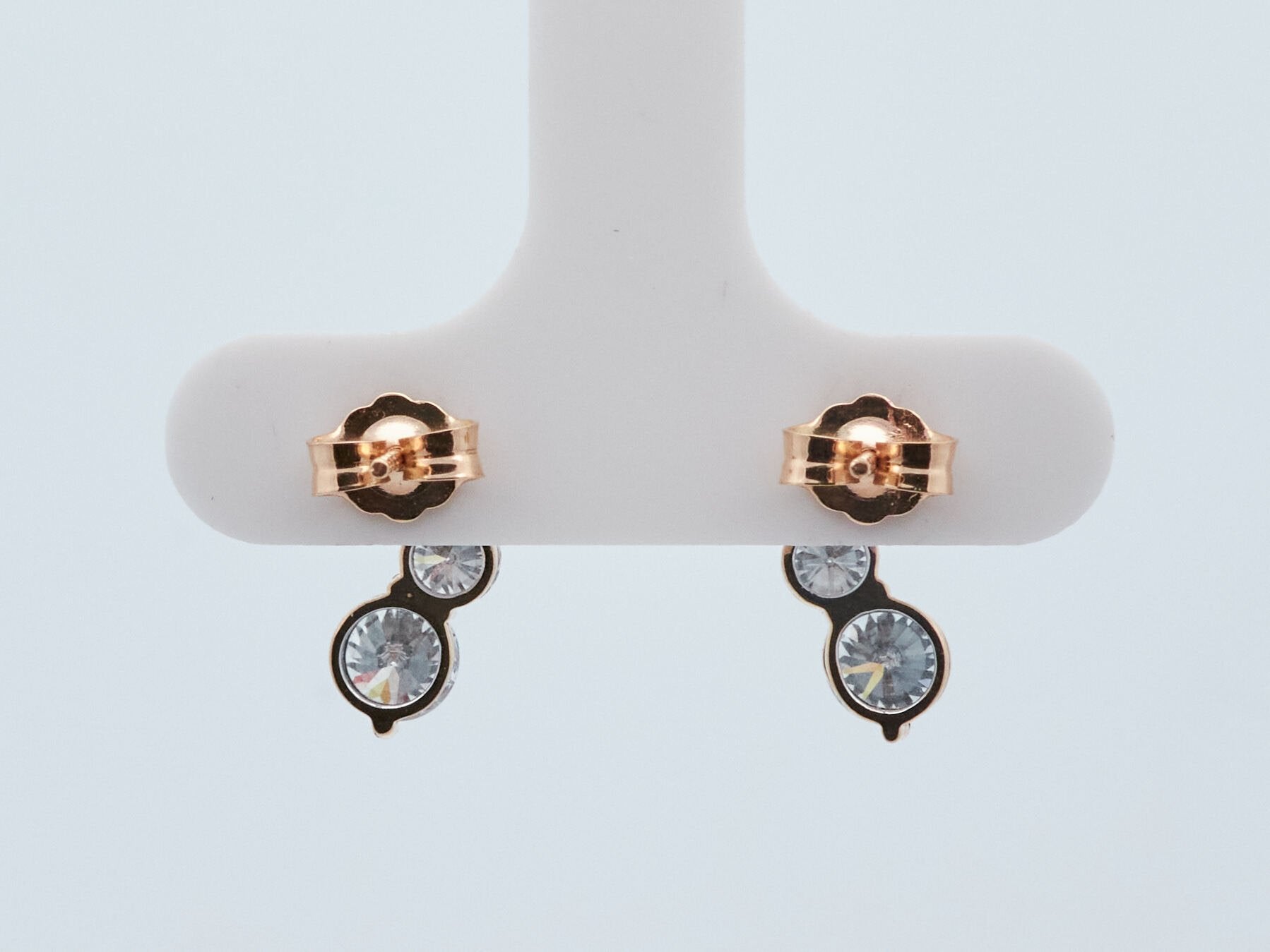 Klasikiniai Auksiniai Auskarai 2.01 ct | Laboratorinis Deimantas